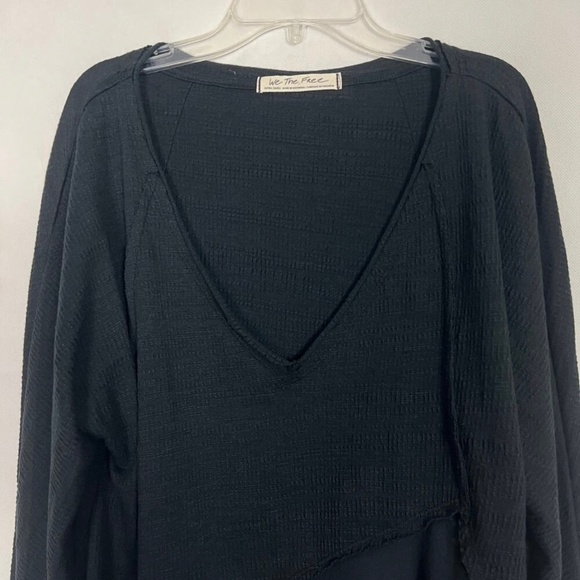 We The Free Black Pullover Boho Top/Dress Size XS Oversized - Picture 4 of 13